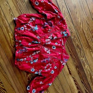 Free People cropped blouse